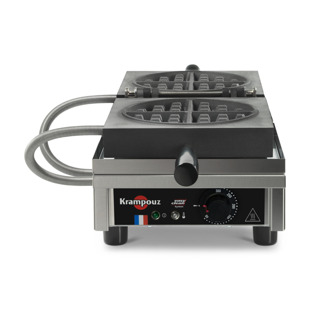Krampouz 180 Degree Waffle Maker - Round Belgian